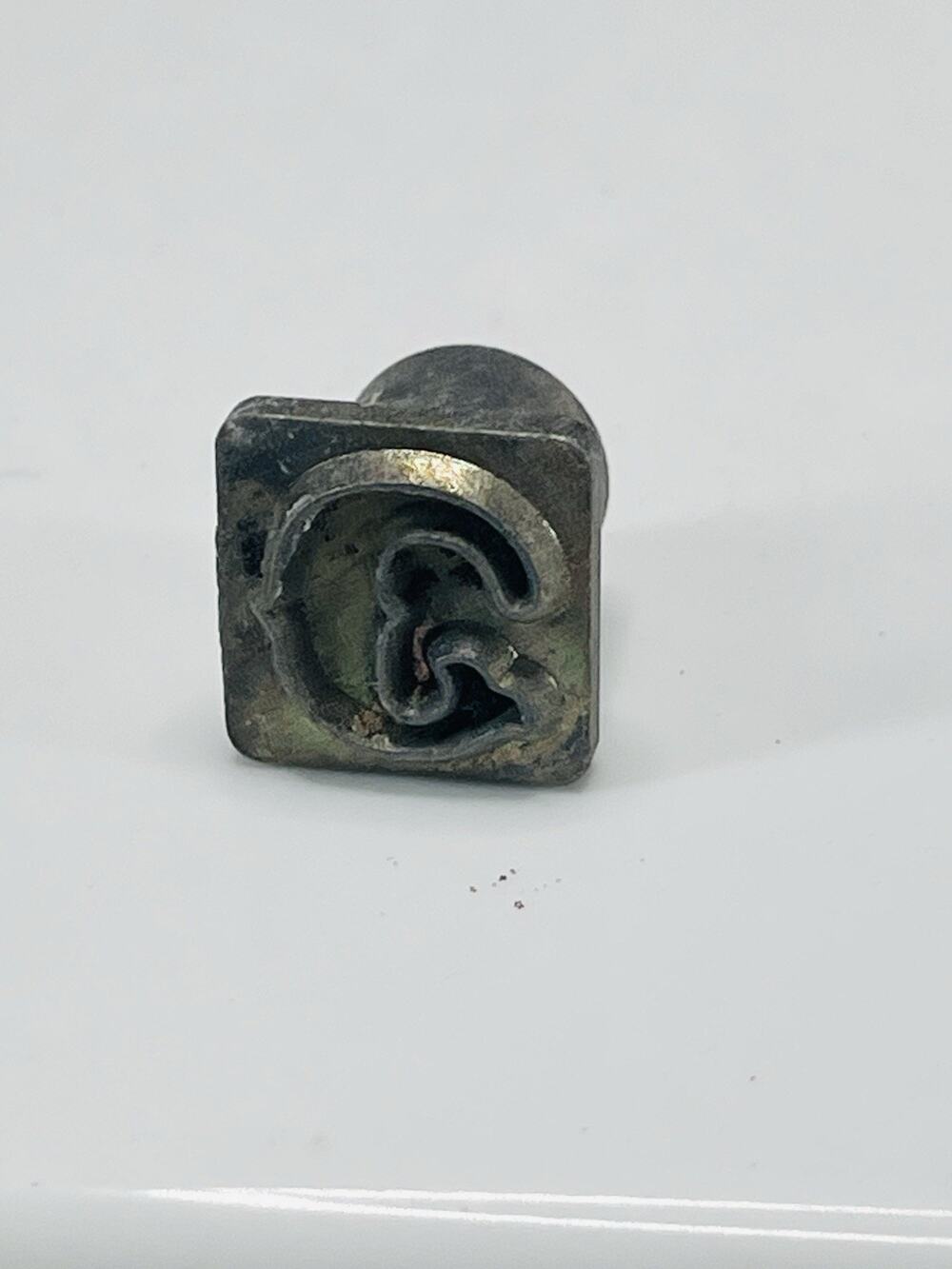 Leather Stamp C Tandy Craftool Alphabet Single Replacement Letter Size 1/2 Inch